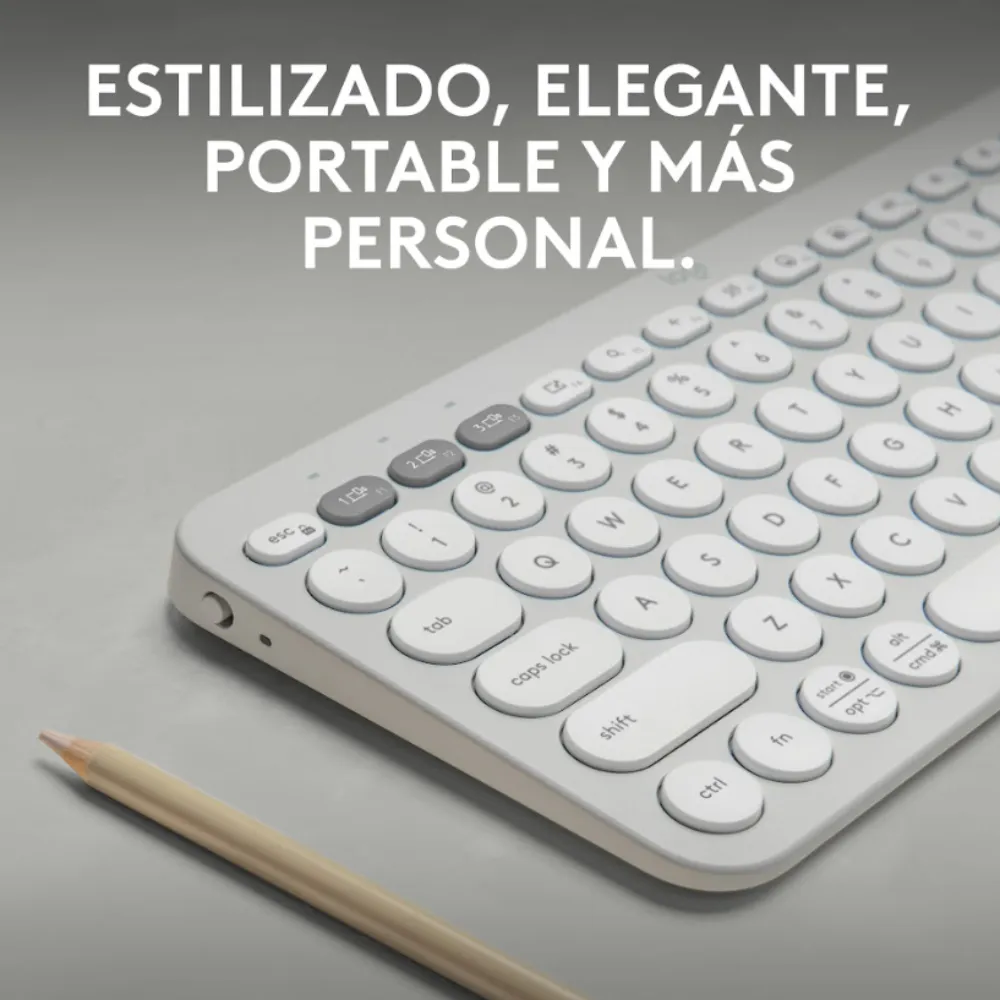 TECLADO K380S Y MOUSE M170 Y PAD MOUSE LOGITECH BLANCO - 3