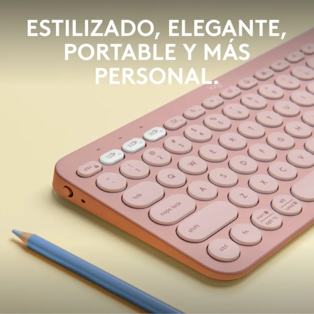 TECLADO K380S Y MOUSE M170 Y PAD MOUSE LOGITECH ROSA - 3