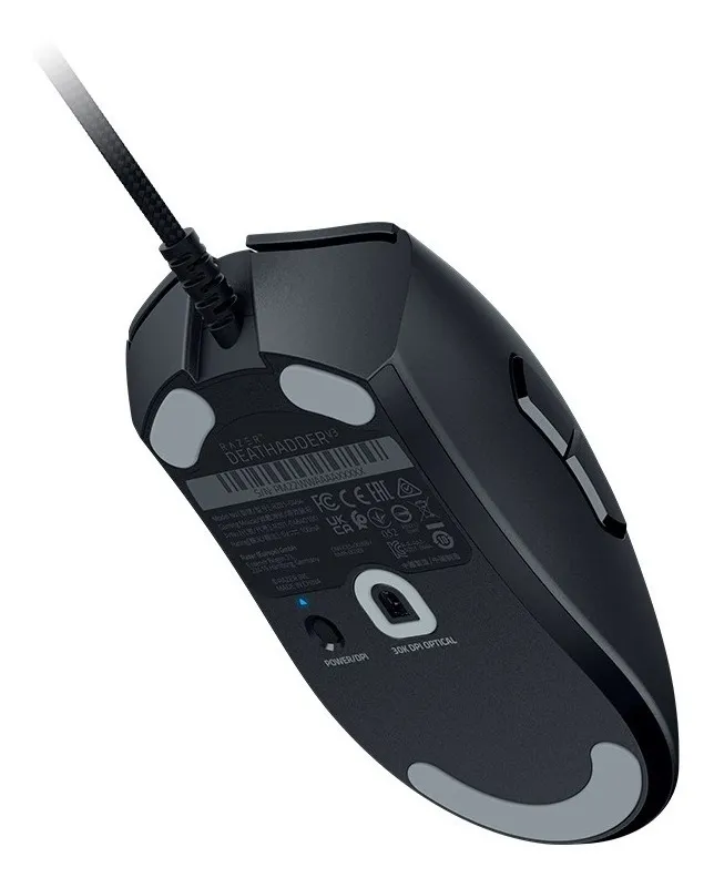 MOUSE GAMER RAZER DEATHADDER V3 - SENSOR ÓPTICO FOCUS PRO 30K - NEGRO - 3