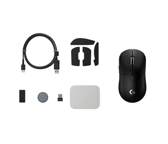 MOUSE LOGITECH G PRO X SUPERLIGHT 2C 44K INALÁMBRICO NEGRO - 4