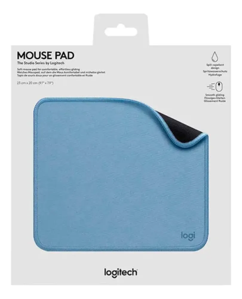 MOUSE LOGITECH M170 NEGRO + MOUSEPAD LOGITECH AZUL ACERO - 4