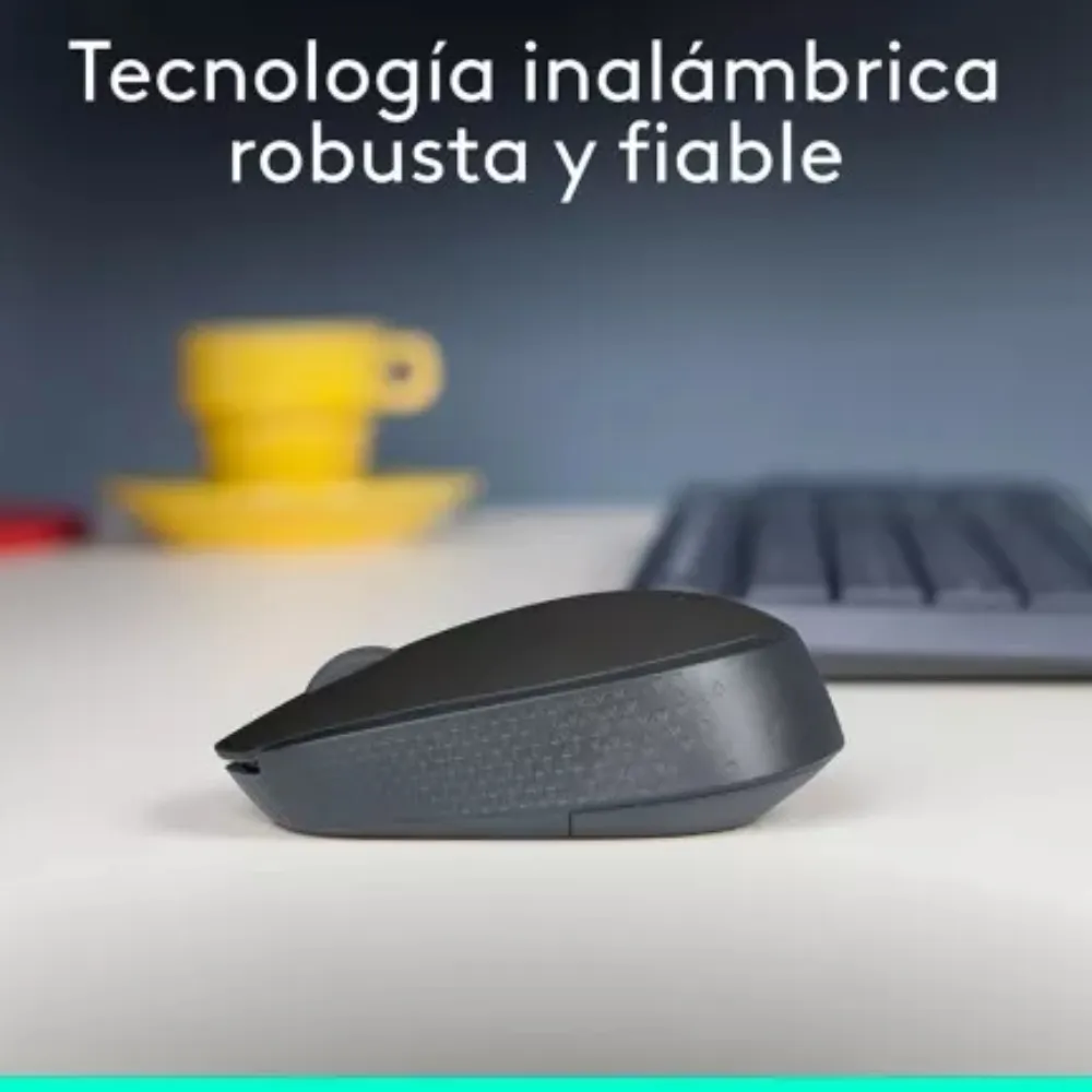 MOUSE LOGITECH M170 + MOUSEPAD LOGITECH NEGRO - 3