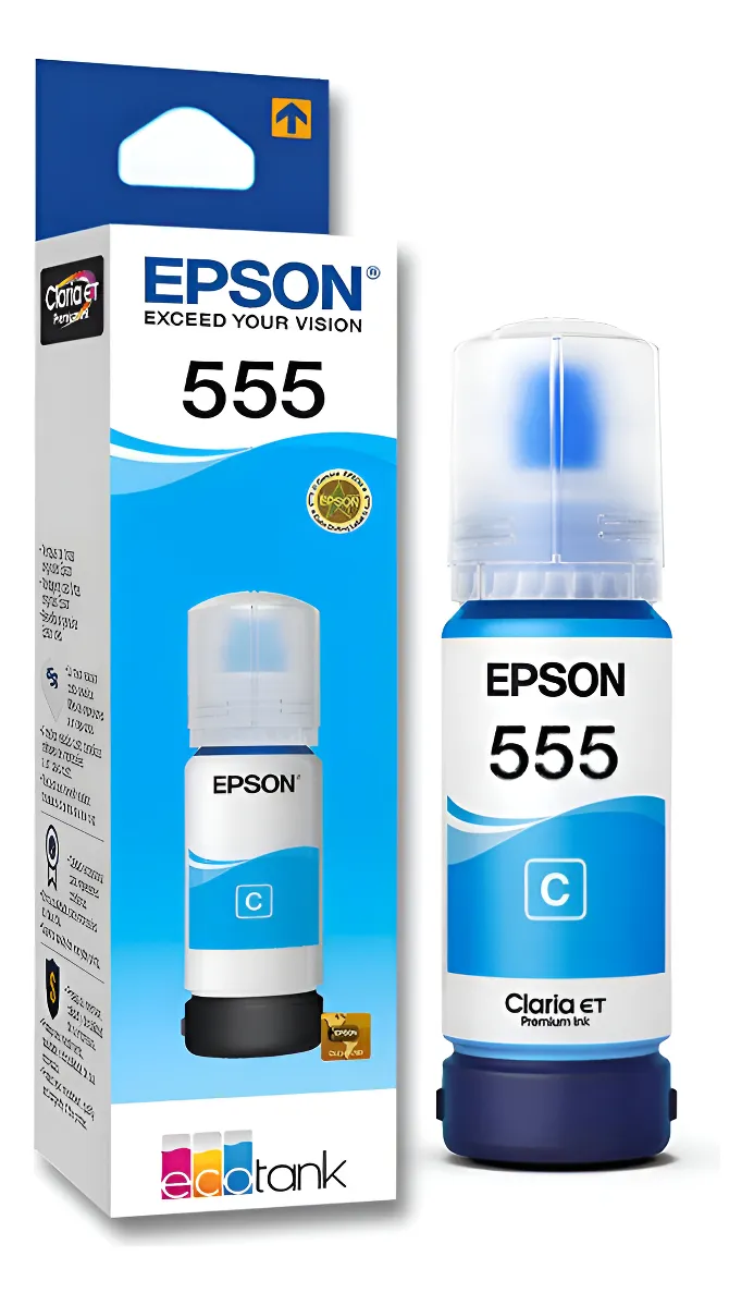 BOTELLA EPSON T555220-AL CIAN L8160 - 1