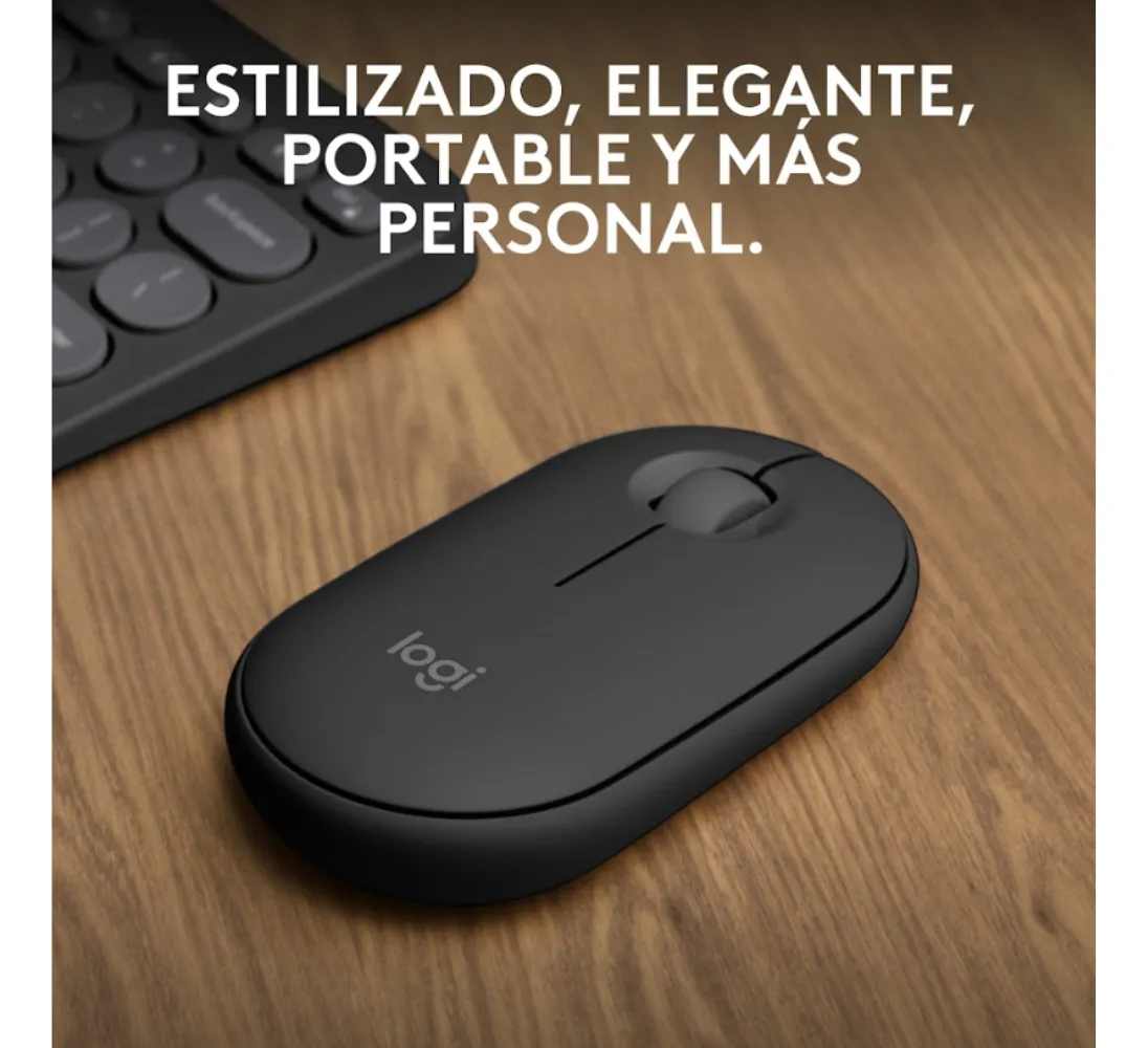 MOUSE M350S BLUETOOTH Y MOUSE PAD LOGITECH NEGRO - 3