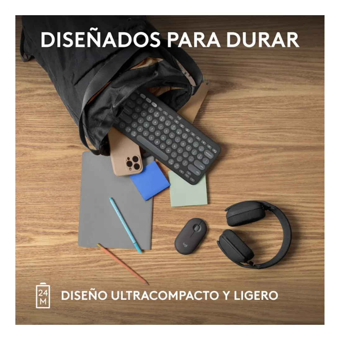 MOUSE M350S BLUETOOTH Y MOUSE PAD LOGITECH NEGRO - 4