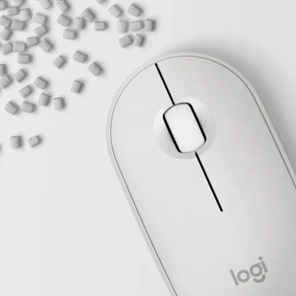 MOUSE M350S BLUETOOTH Y MOUSE PAD LOGITECH BLANCO - 2
