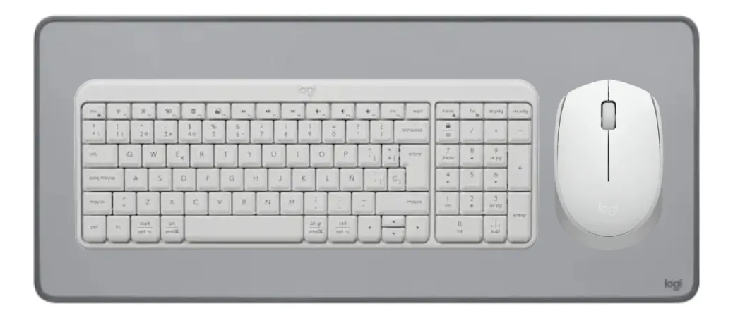 TECLADO K250 Y MOUSE M170 Y PAD MOUSE LOGITECH BLANCO - 1