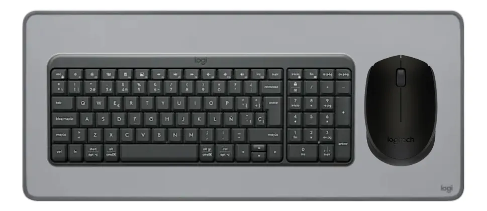 TECLADO K250 Y MOUSE M170 Y PAD MOUSE LOGITECH NEGRO - 1