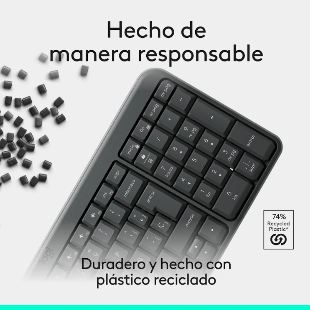 TECLADO K250 Y MOUSE M170 Y PAD MOUSE LOGITECH NEGRO - 3