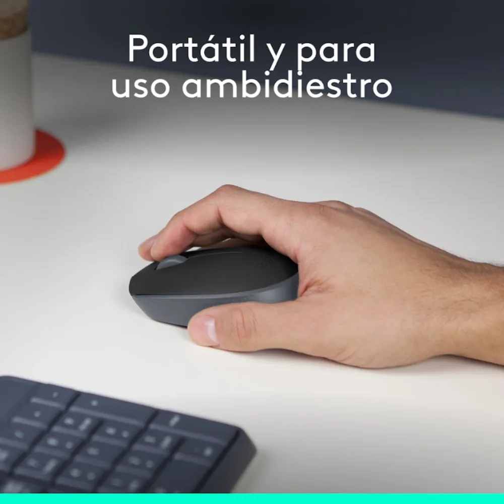 TECLADO K250 Y MOUSE M170 Y PAD MOUSE LOGITECH NEGRO - 5