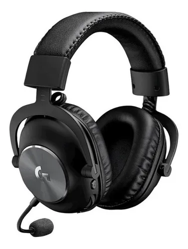 AUDÍFONOS GAMER LOGITECH G PRO X CON MICRÓFONO BLUE VO!CE Y SONIDO 7.1 NEGRO - 1