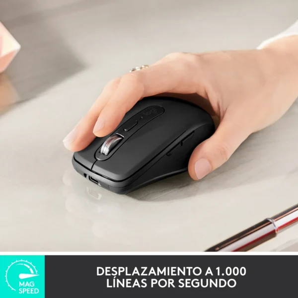 COMBO PRODUCTIVIDAD LOGITECH MX KEYS MINI Y MOUSE INALÁMBRICO MX ANYWHERE 3S NEGRO - 2