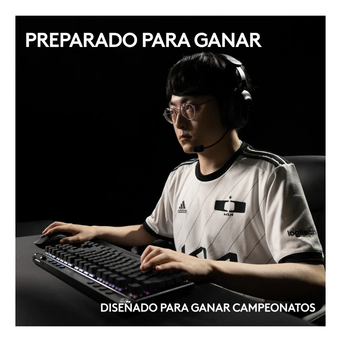 TECLADO + MOUSE LOGITECH G PRO X TKL G PRO X SUPERLIGHT 2 NEGRO - 4