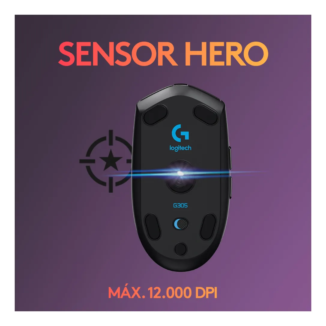 TECLADO LOGITECH G413 TKL Y MOUSE G305 INALAMBRICO NEGRO - 3