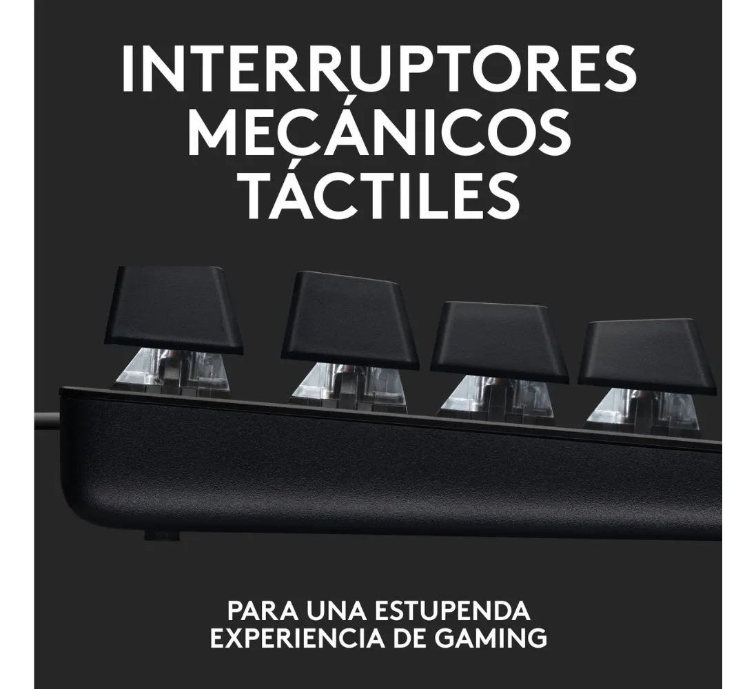 TECLADO LOGITECH G413 TKL Y MOUSE G305 INALAMBRICO NEGRO - 5