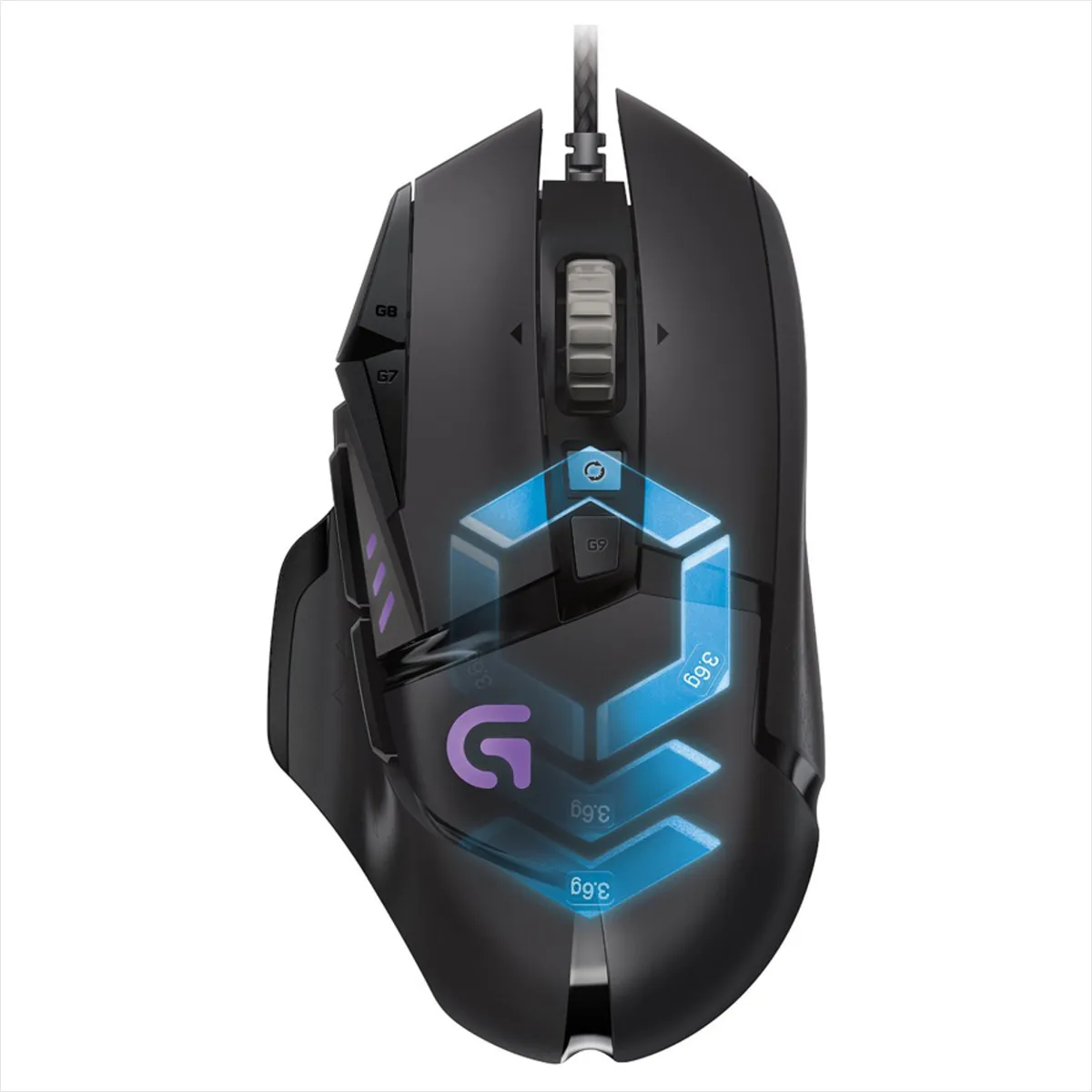COMBO GAMER LOGITECH G TECLADO G213 + MOUSE G502 HERO MOUSE NEGRO TECLADO NEGRO - 5