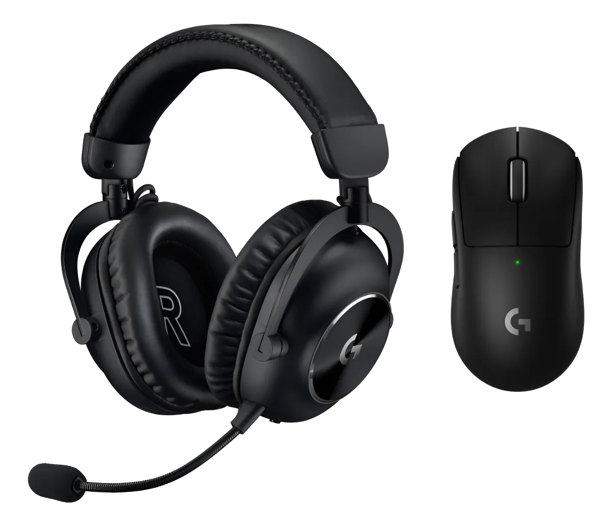 KIT LOGITECH AUDIFONO PRO X 2 + MOUSE SUPERLIGHT 2 NEGRO - 1