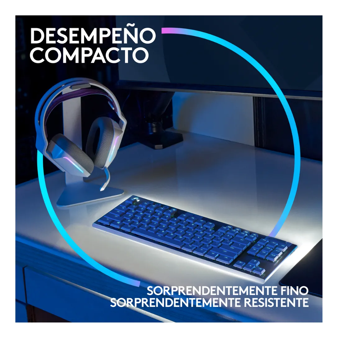 KIT LOGITECH G733 LIGHTSPEED NEGRO Y TECLADO G915 X TKL - ECOSISTEMA PRO WIRELESS - 6