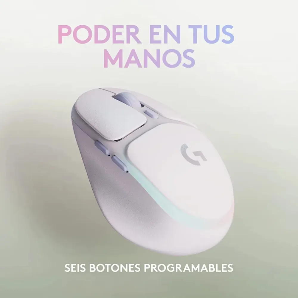 MOUSE GAMING LOGITECH G705 AURORA COLLECTION BLANCO BLANCO - 3