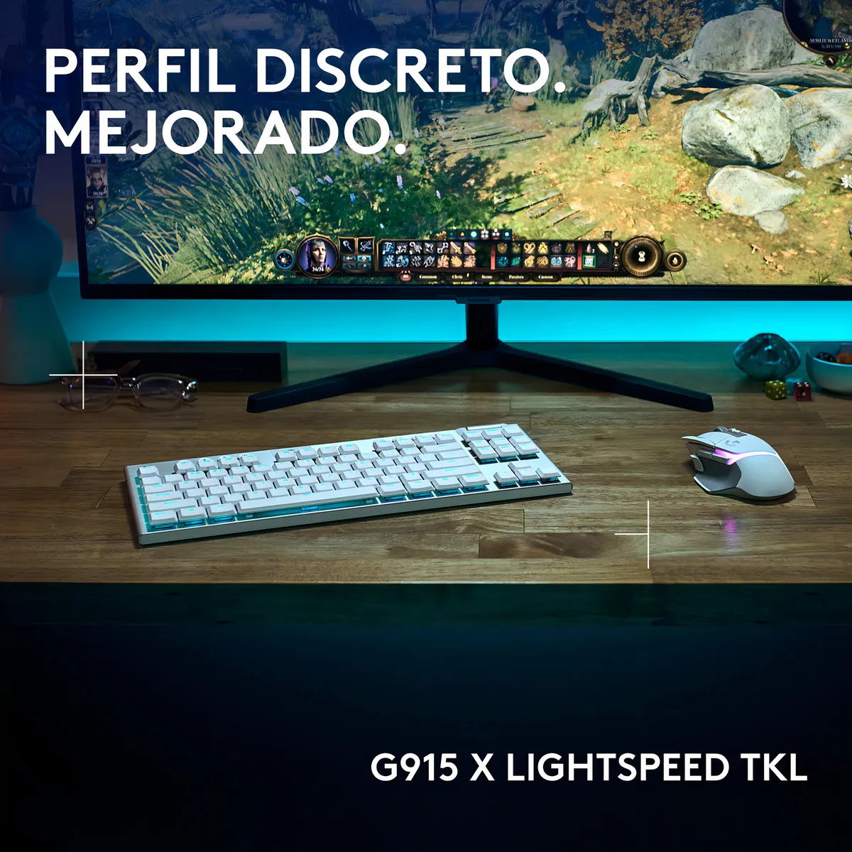 TECLADO LOGITECH G915 X TKL WHITE 920-012732 - 2