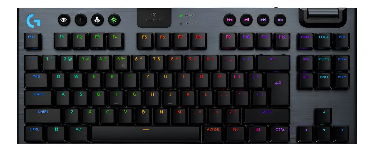 TECLADO MECÁNICO INALÁMBRICO LOGITECH G915 X TKL NEGRO NEGRO INGLÉS INTERNACIONAL - 1