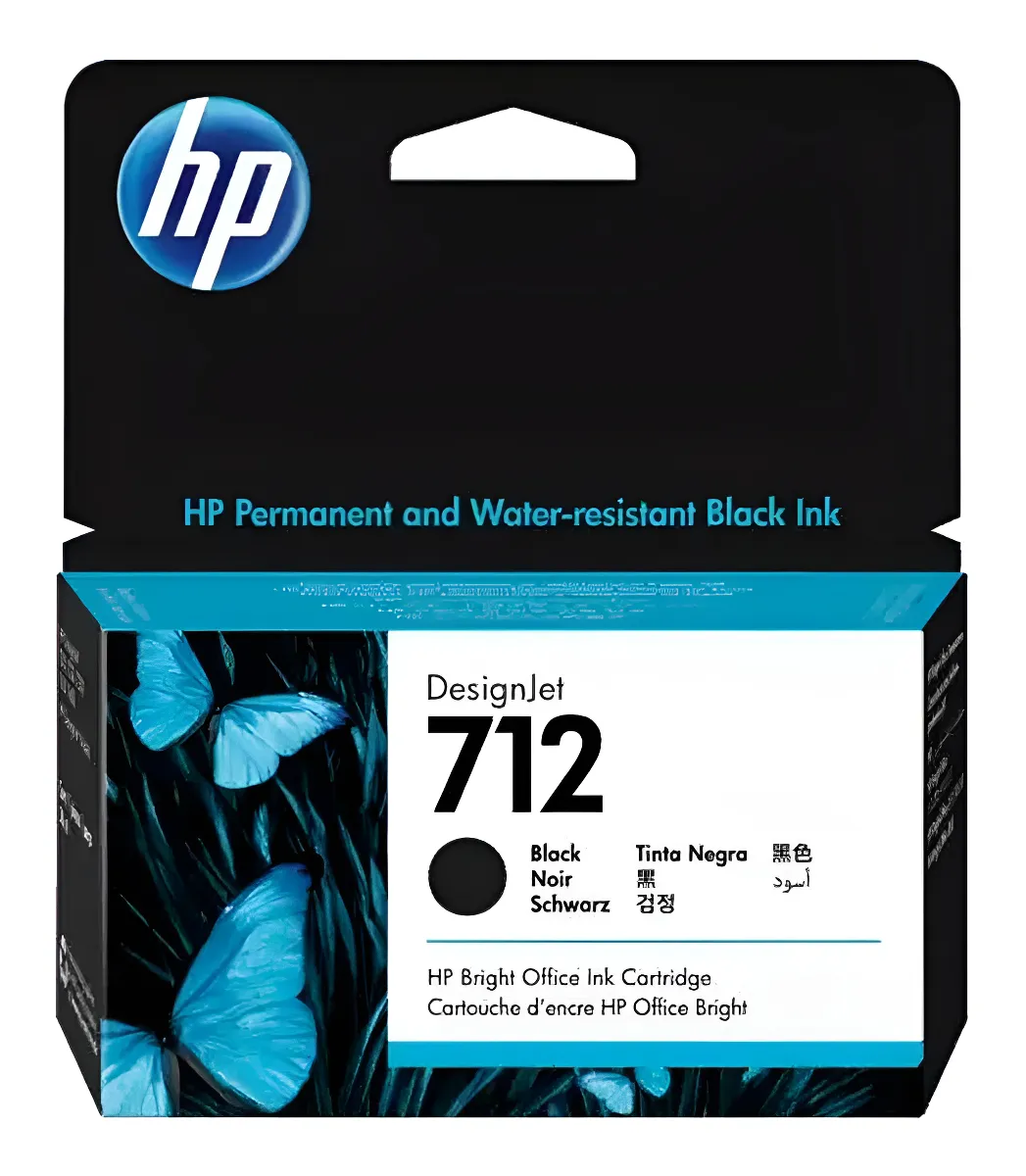 TINTA HP 3ED70A (712A) 38ML BLACK - 1