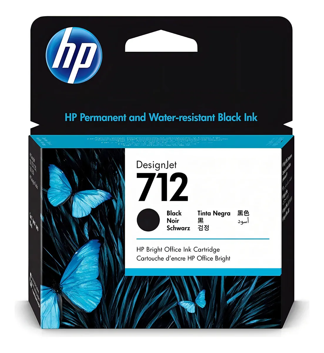 CARTUCHO DE TINTA HP 712 3ED71A NEGRO 80ML - 1