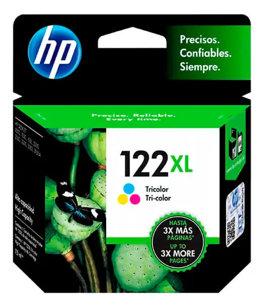 HP 122XL CH564HL CARTUCHO DE TINTA ORIGINAL TRICOLOR DE ALTA CAPACIDAD 330 PÁGINAS - 1