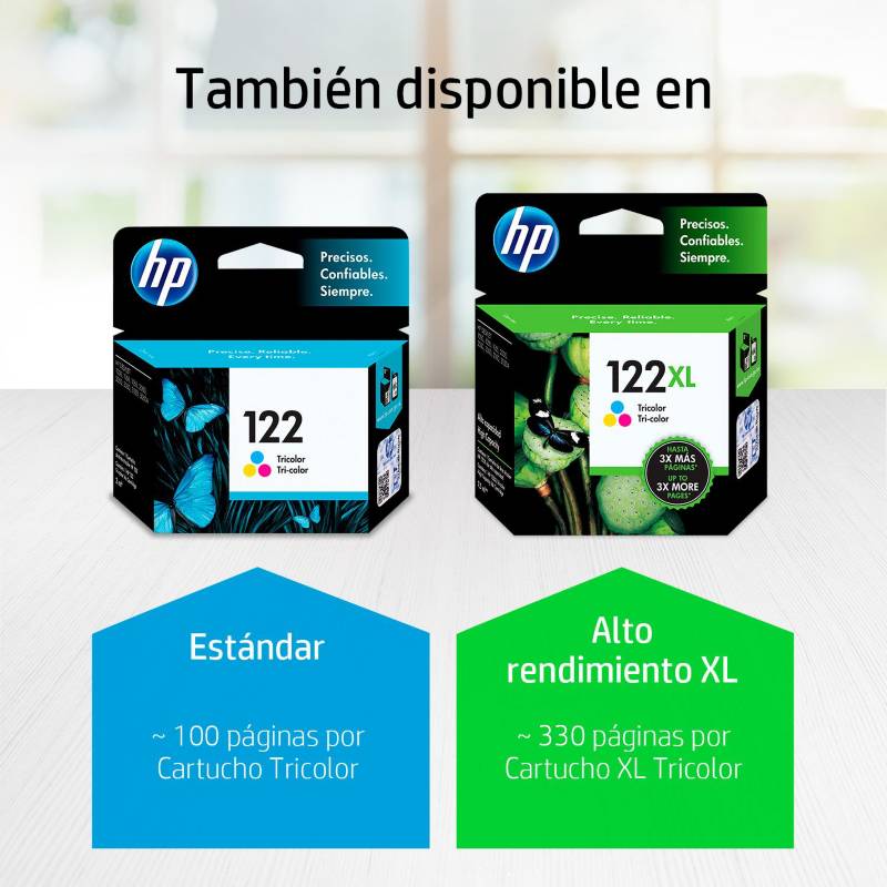 HP 122XL CH564HL CARTUCHO DE TINTA ORIGINAL TRICOLOR DE ALTA CAPACIDAD 330 PÁGINAS - 4