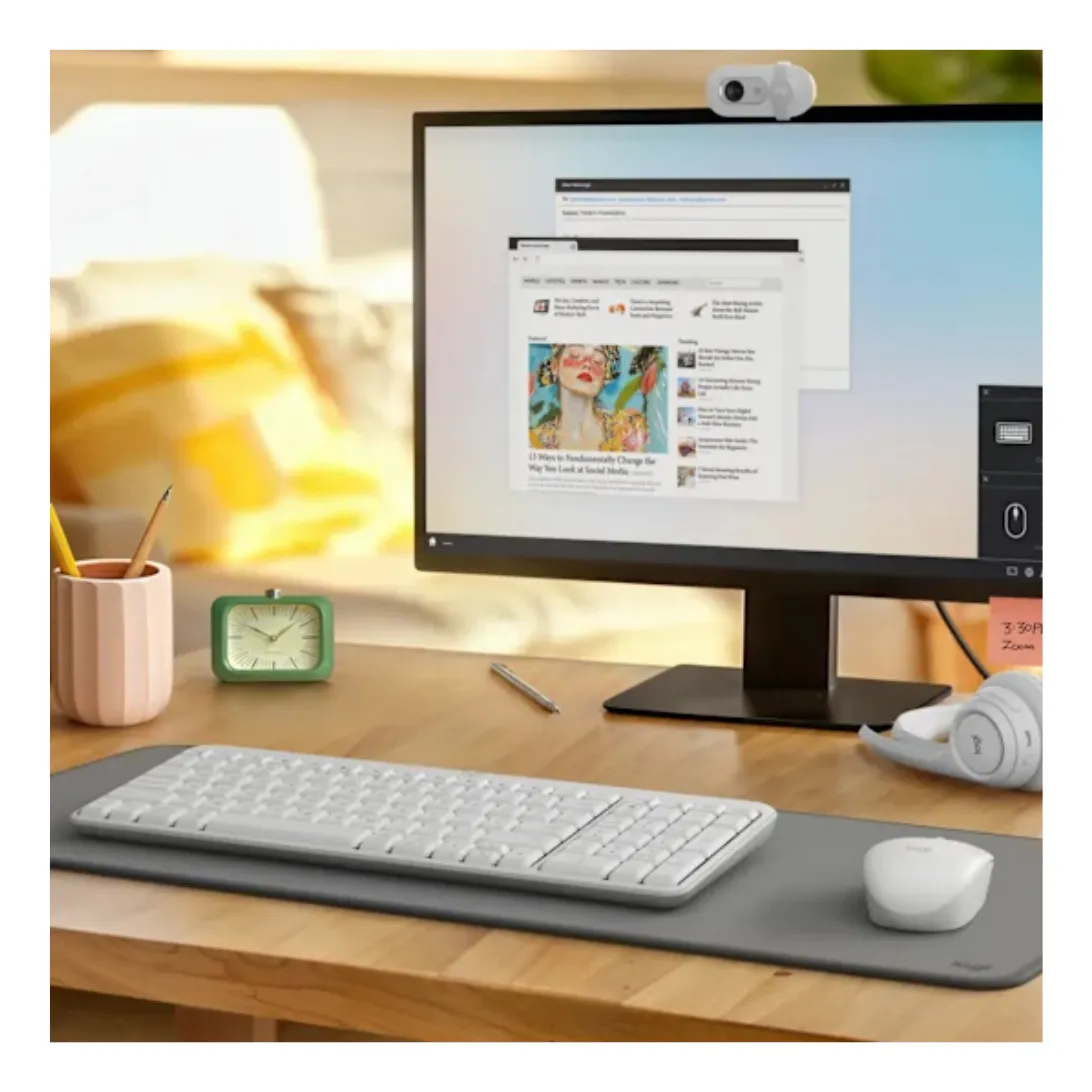 LOGITECH KIT TECLADO K250 Y MOUSE M196 INALÁMBRICO BLANCO - 5