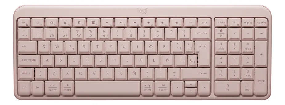 LOGITECH KIT TECLADO K250 Y MOUSE M196 INALÁMBRICO ROSA - 6