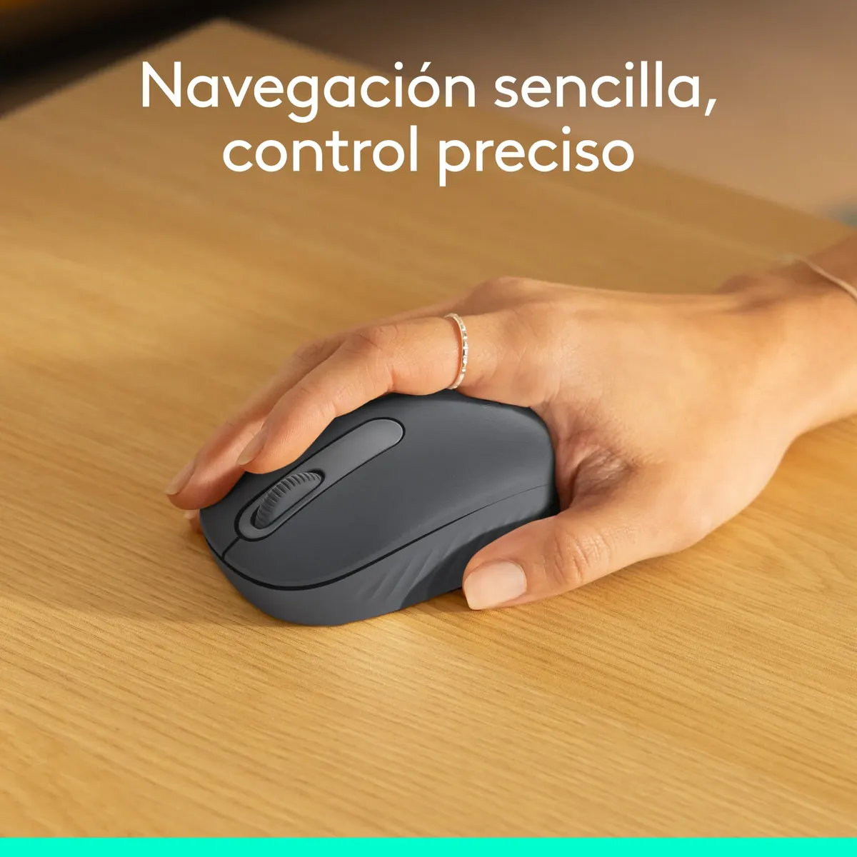 LOGITECH KIT TECLADO K250 Y MOUSE M196 INALÁMBRICO NEGRO - 5