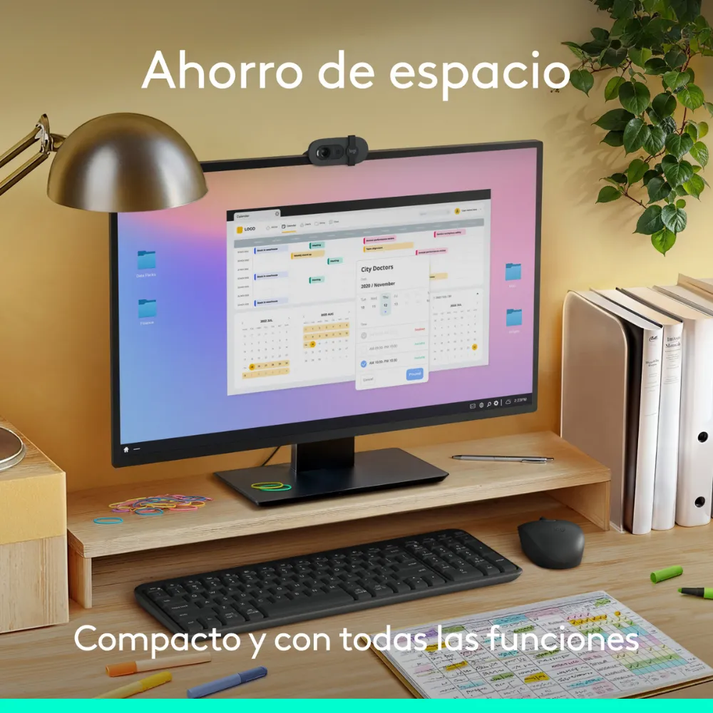 LOGITECH KIT TECLADO K250 Y MOUSE M196 INALÁMBRICO NEGRO - 6