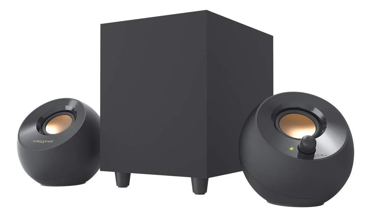 CREATIVE MF0480 PEBBLE PLUS 2.1 ALTAVOCES DE ESCRITORIO COLOR NEGRO - 1