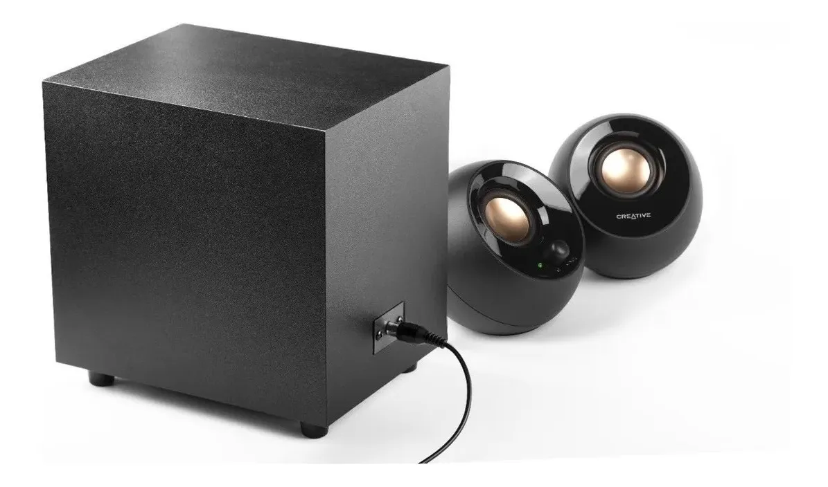 CREATIVE MF0480 PEBBLE PLUS 2.1 ALTAVOCES DE ESCRITORIO COLOR NEGRO - 2