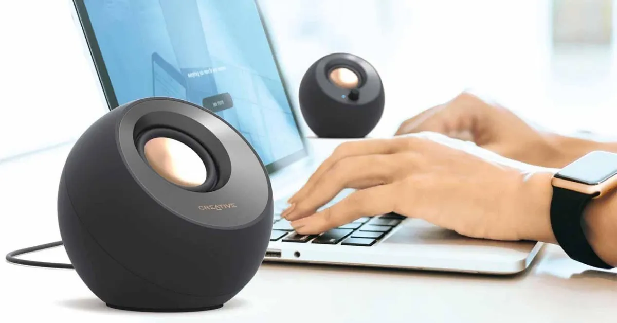 PARLANTE CREATIVE PEBBLE SPEAKER NEGRO 2.0 - 4