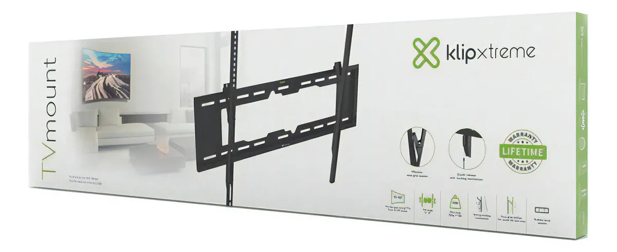 SOPORTE TV MONITOR PARED MURALLA AJUSTABLE 55-90 KLIPXTREME - 2