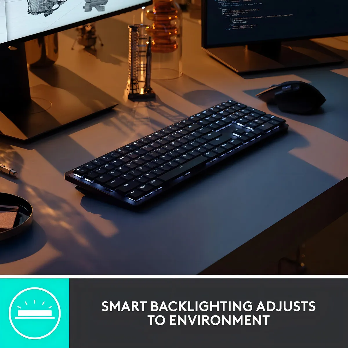TECLADO MECÁNICO INALÁMBRICO LOGITECH MX MECHANICAL DE TAMAÑO COMPLETO - 5