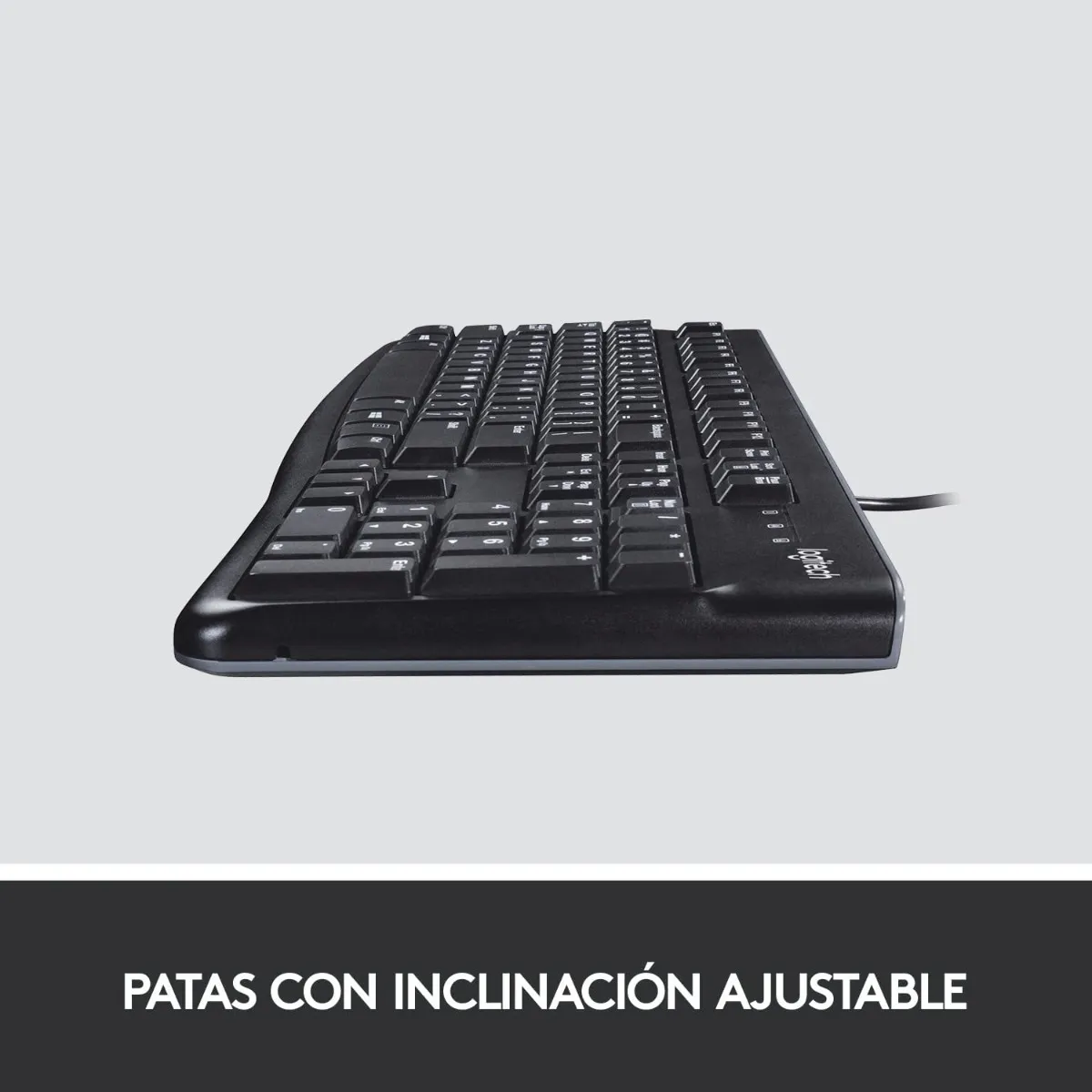 TECLADO USB LOGITECH K120 CON DISEÑO RESISTENTE A SALPICADURAS - 5