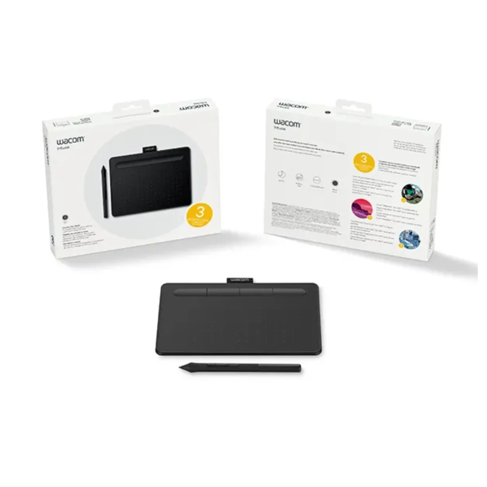 TABLETA GRÁFICA WACOM INTUOS CTL4100 SMALL COLOR NEGRO - 7