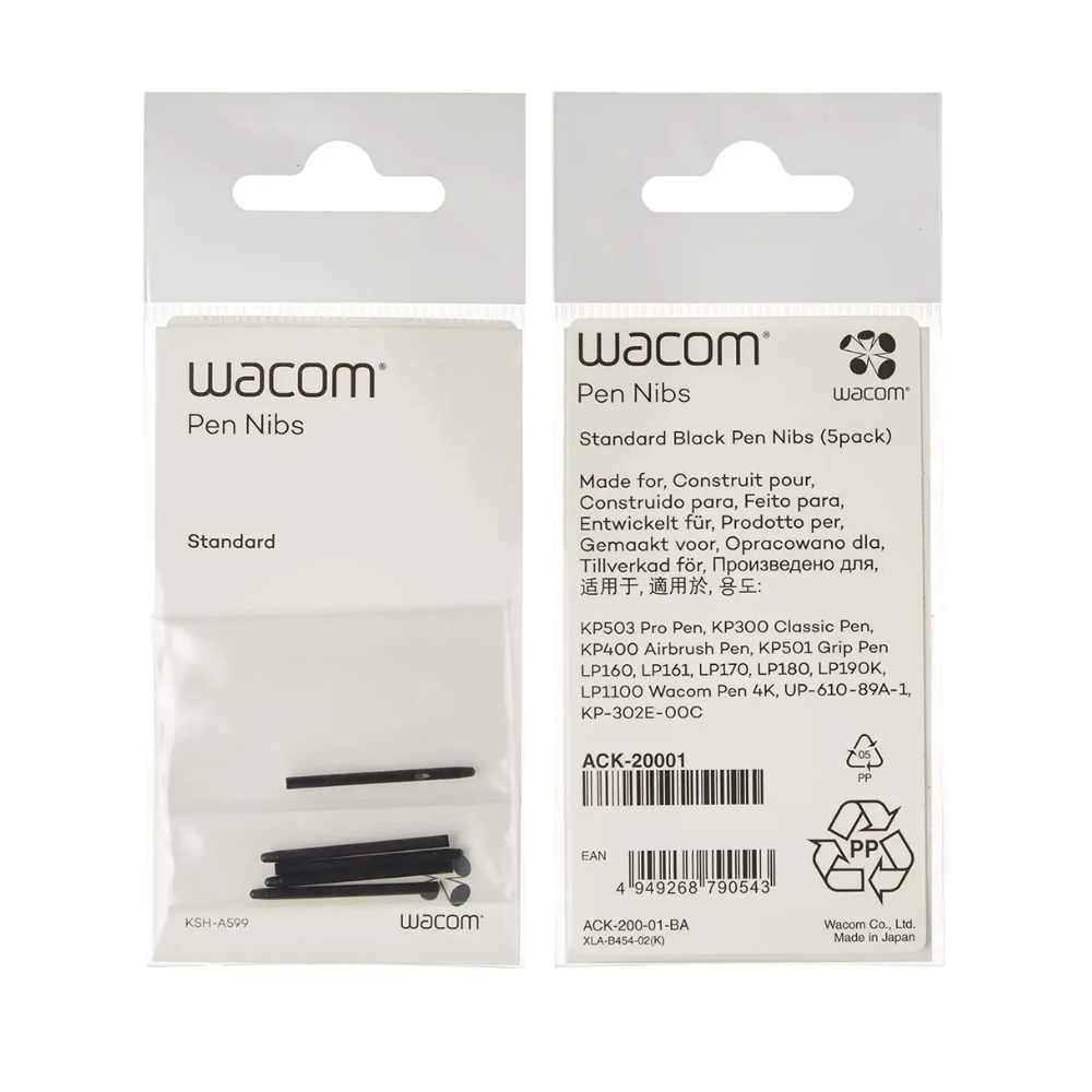 KIT DE PUNTAS WACOM ACK20001 5 PUNTAS DE REPUESTO - 1