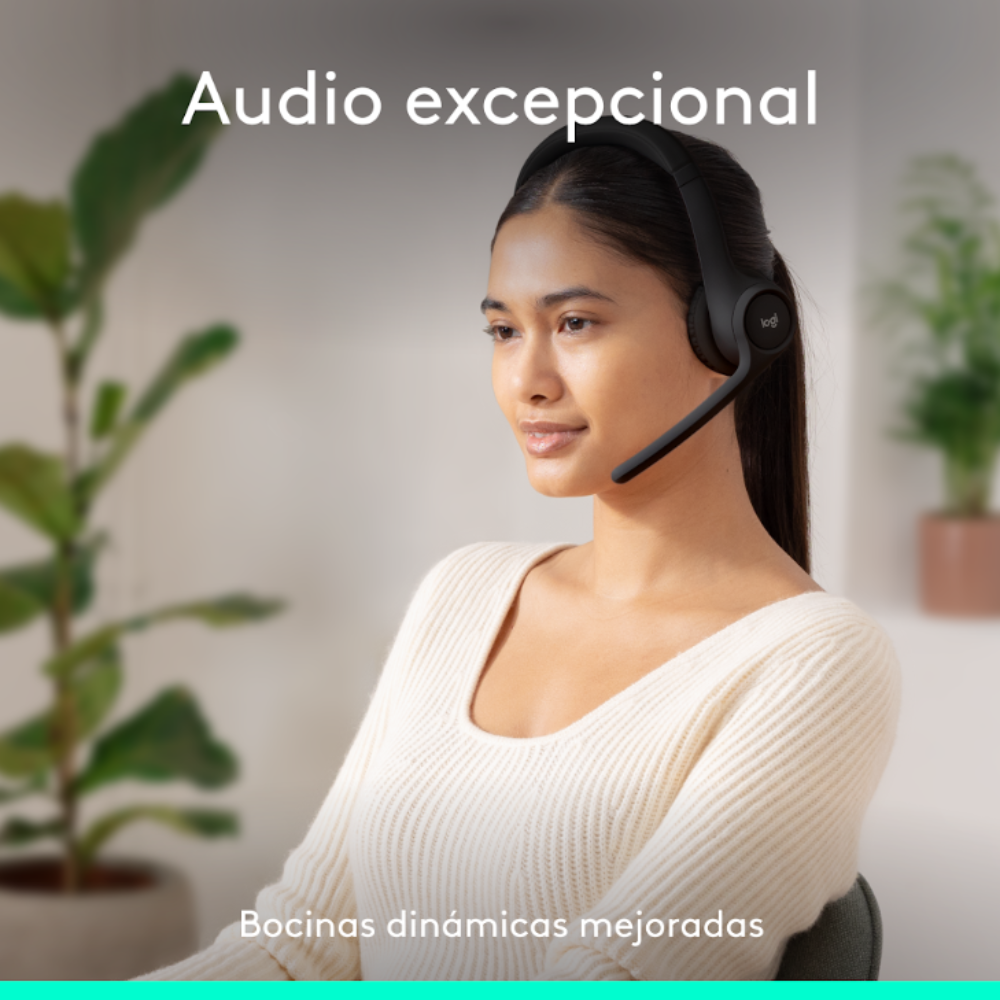 AUDIFONOS INALÁMBRICOS LOGITECH ZONE 300 BLUETOOTH NEGRO - 3