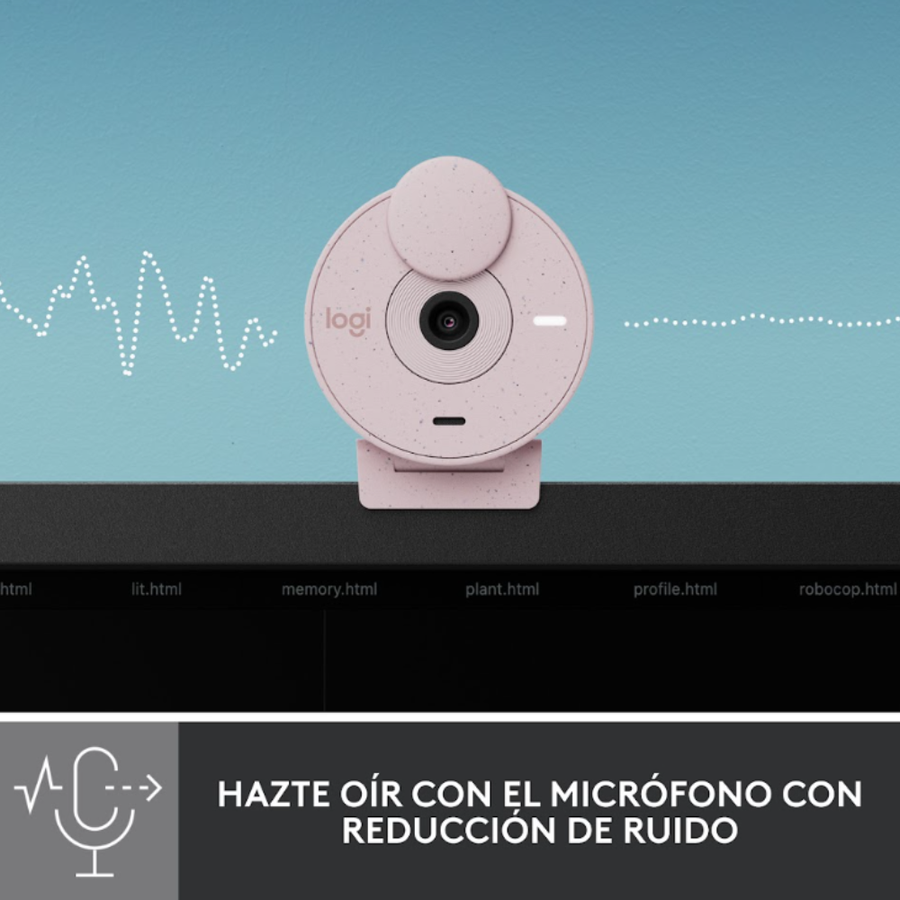 CAMARA WEB LOGITECH BRIO 300 FULL HD 1080P USB-C NEGRO - 4