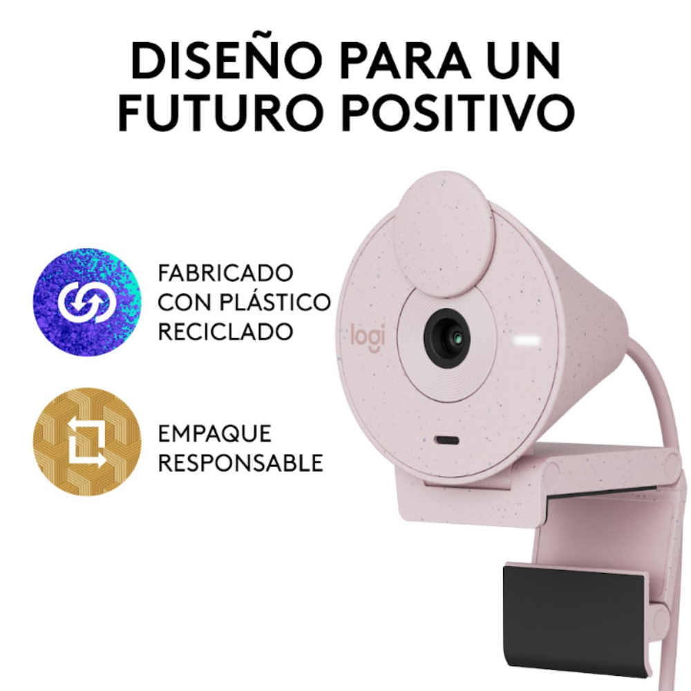 CAMARA WEB LOGITECH BRIO 300 FULL HD 1080P USB-C NEGRO - 8