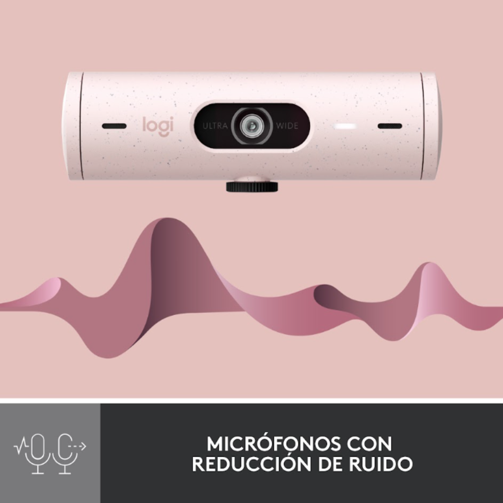 CAMARA WEB LOGITECH BRIO 500 FULL HD 1080P USB-C BLANCO - 4