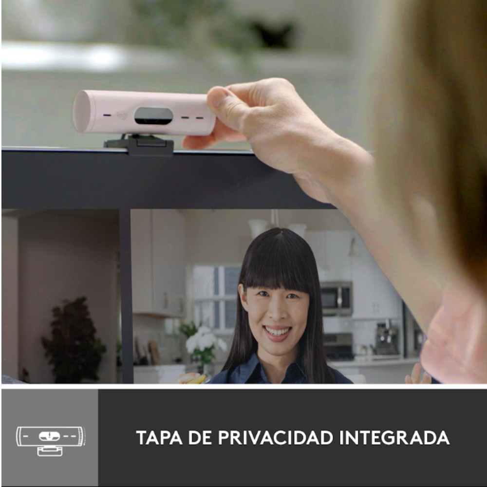 CAMARA WEB LOGITECH BRIO 500 FULL HD 1080P USB-C BLANCO - 6