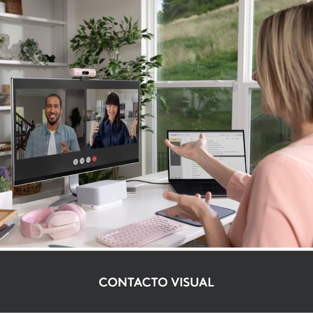CAMARA WEB LOGITECH BRIO 500 FULL HD 1080P USB-C BLANCO - 9