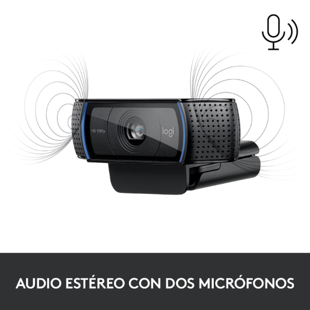 CAMARA WEB LOGITECH C920S PRO HD 1080P - 6