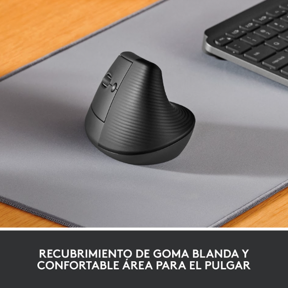 MOUSE LOGITECH LIFT VERTICAL ERGONOMIC WIRELESS BT ROSADO - 2