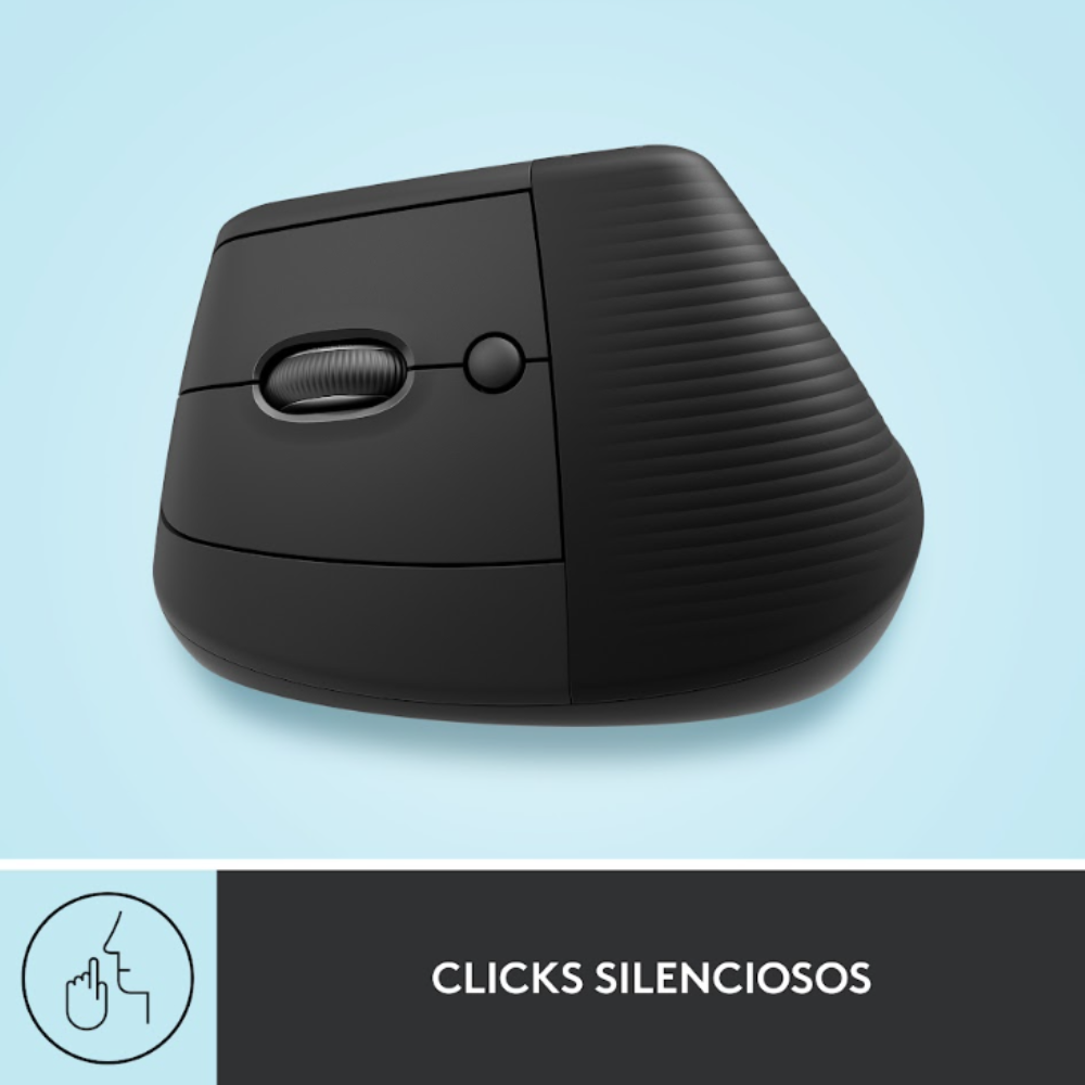 MOUSE LOGITECH LIFT VERTICAL ERGONOMIC WIRELESS BT ROSADO - 7